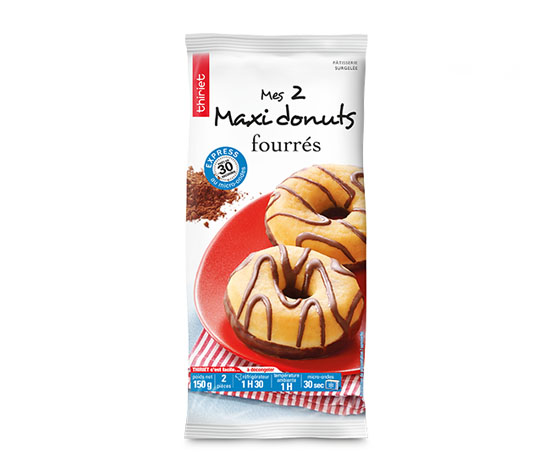 2 Maxi donuts fourrés