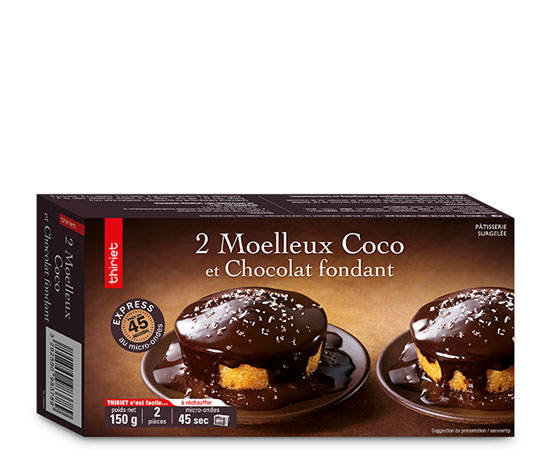 2 Moelleux coco et chocolat fondant