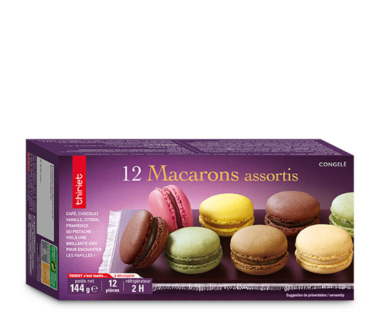 12 Macarons assortis