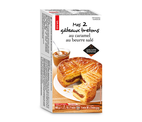2 Gâteaux bretons au caramel au beurre salé