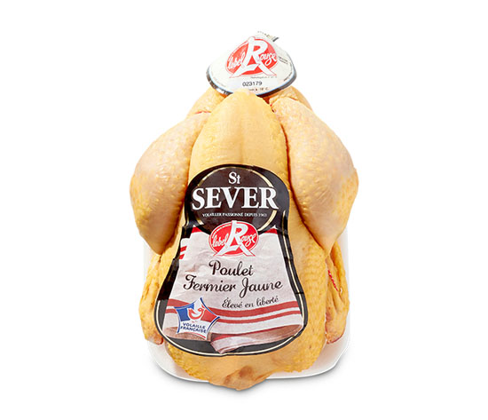 Poulet jaune fermier des Landes