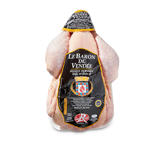 Poulet blanc fermier de Vendée