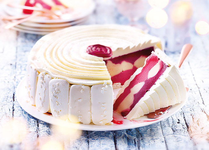Vacherin Framboise Poire vanillée Cassis