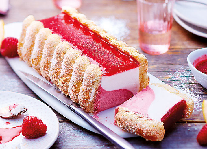 Charlotte bavaroise framboise/citron
