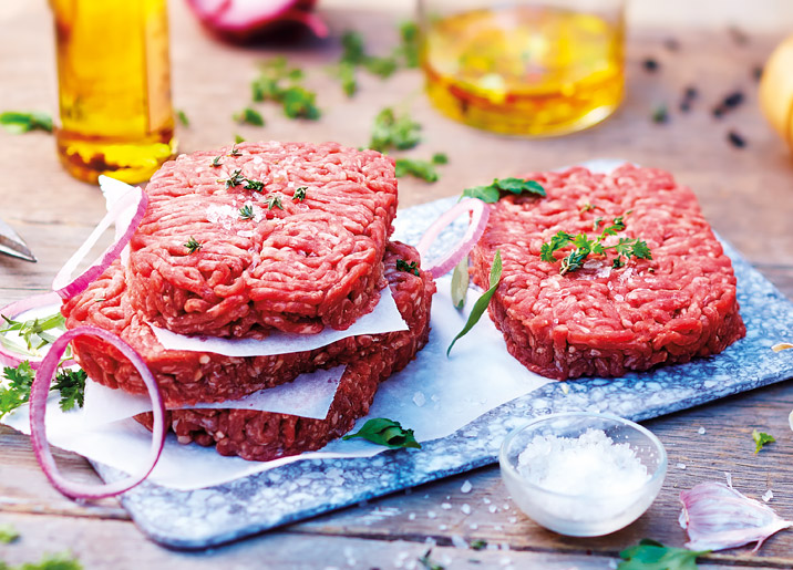 8 Steaks hachés pur boeuf 10% M.G. biologiques