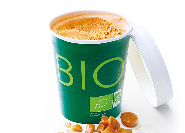 Pot Crème glacée Caramel beurre salé biologique