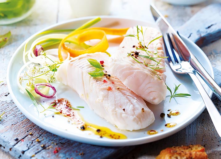 Coeurs de filets d'églefin