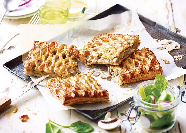 Feuilleté aux champignons