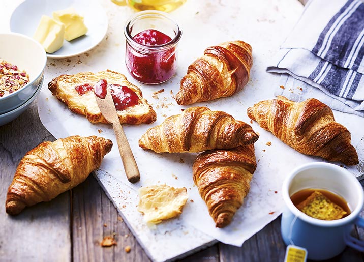 6 Croissants pur beurre biologiques