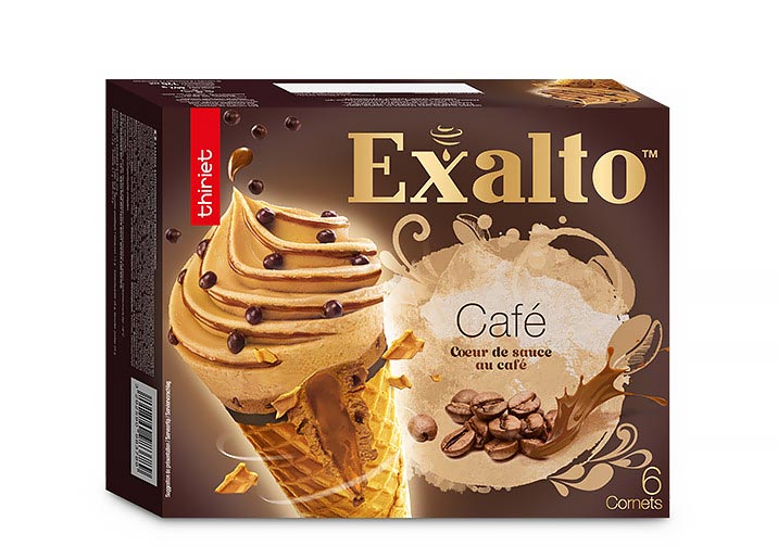 6 Cornets Exalto™ Café arabica/Saveur moka