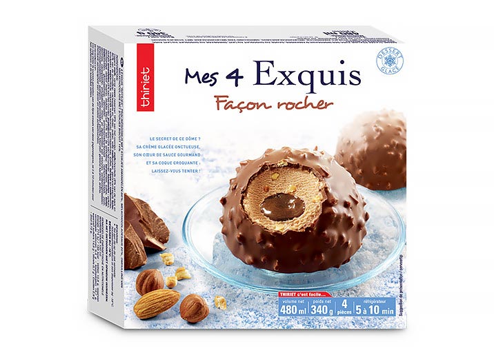 4 Exquis Façon rocher