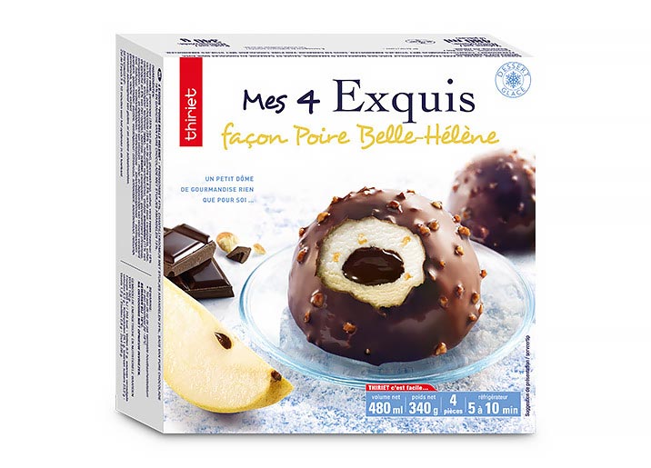 4 Exquis façon poire belle-Hélène