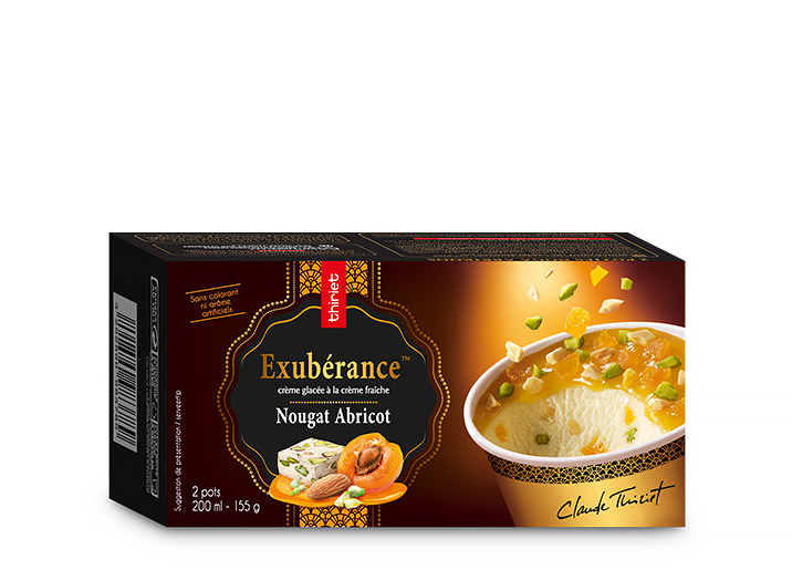 2 Pots Exubérance™ Nougat de Montélimar abricot