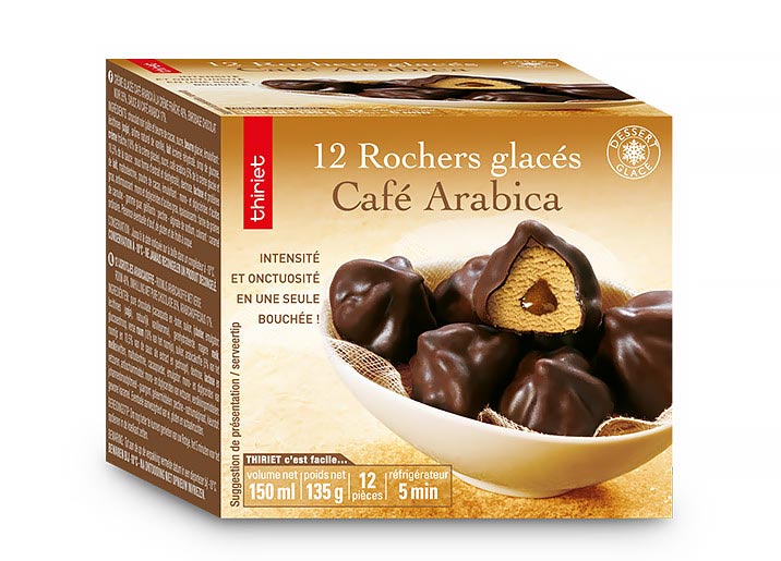 12 Rochers glacés café arabica