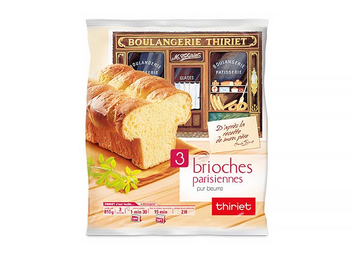 3 Brioches parisiennes pur beurre