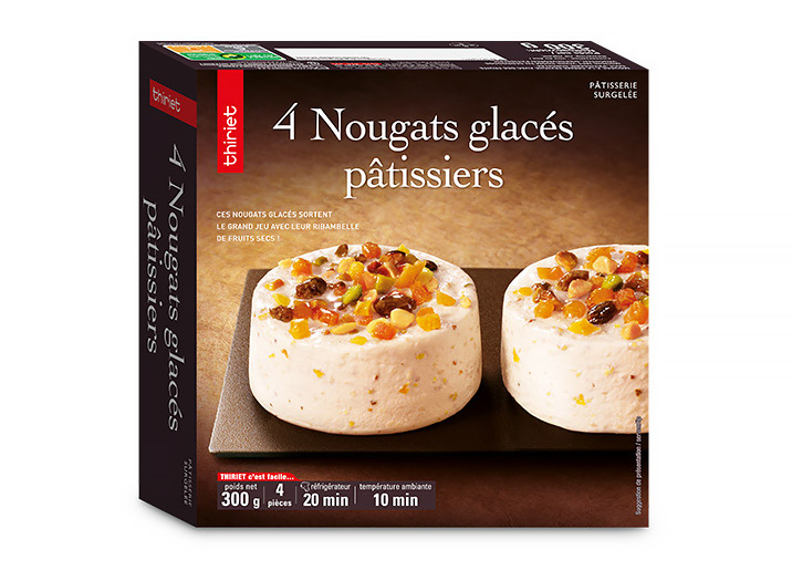 4 Nougats glacés