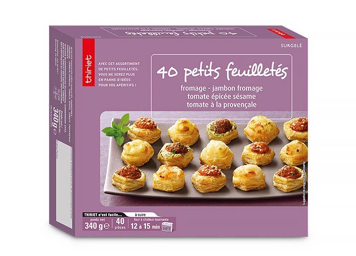 40 Petits feuilletés