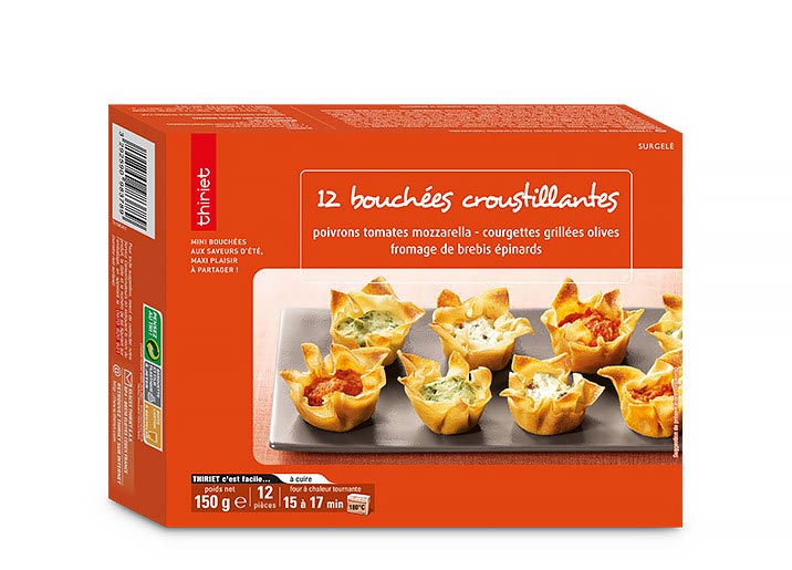 12 Bouchées croustillantes