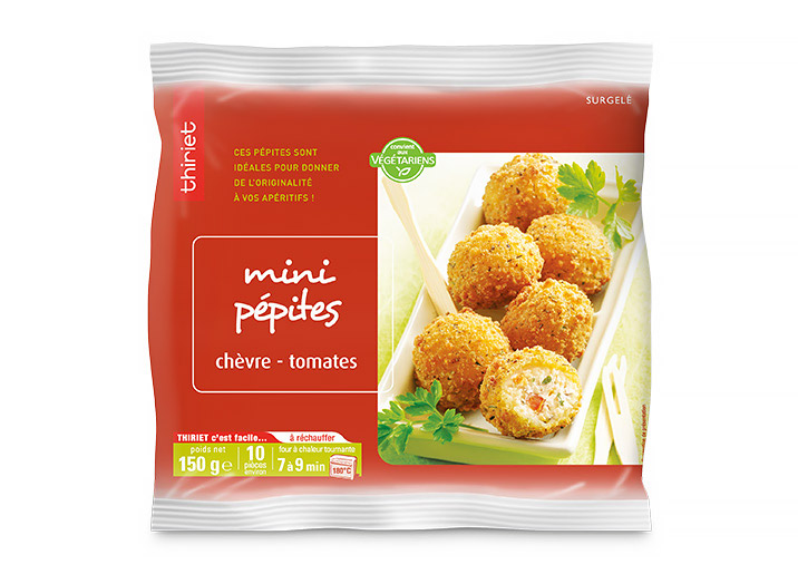 Mini pépites chèvre/tomates