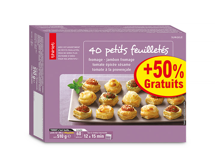 60 Petits feuilletés - Maxi format