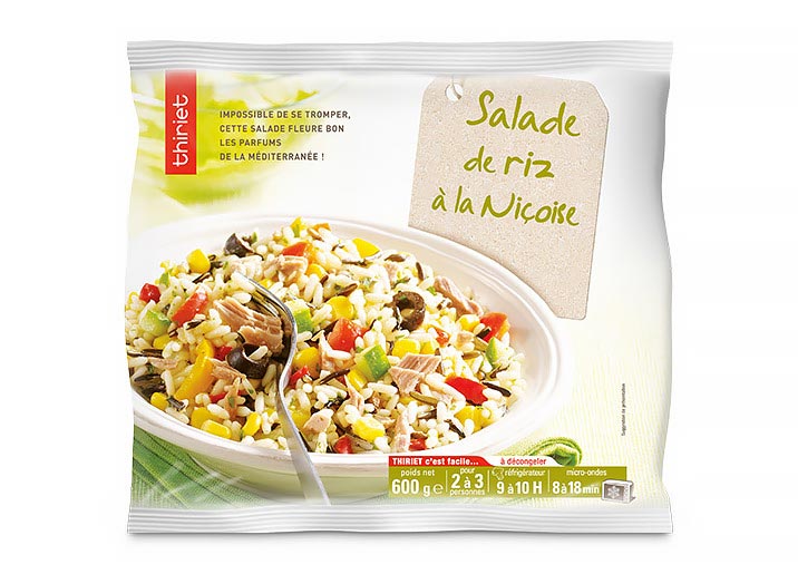 Salade De Riz A La Nicoise Surgele Gamme Entrees Traiteur Sur Thiriet