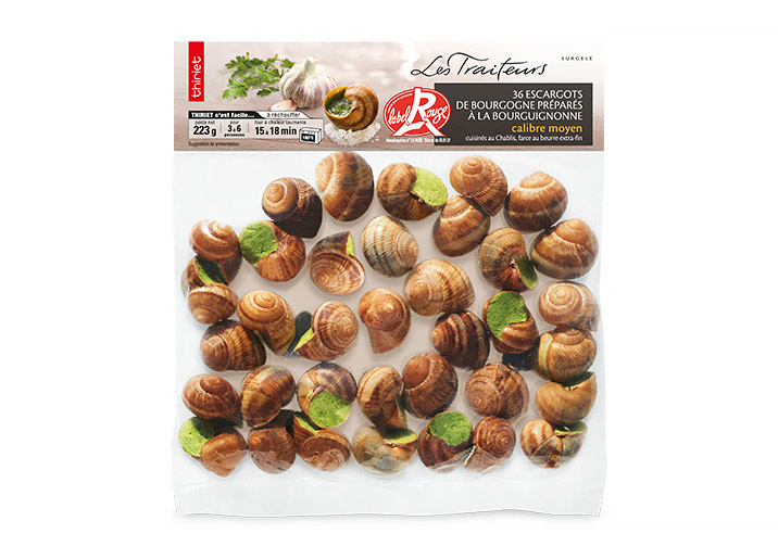 36 Escargots Bourgogne Label Rouge moyens