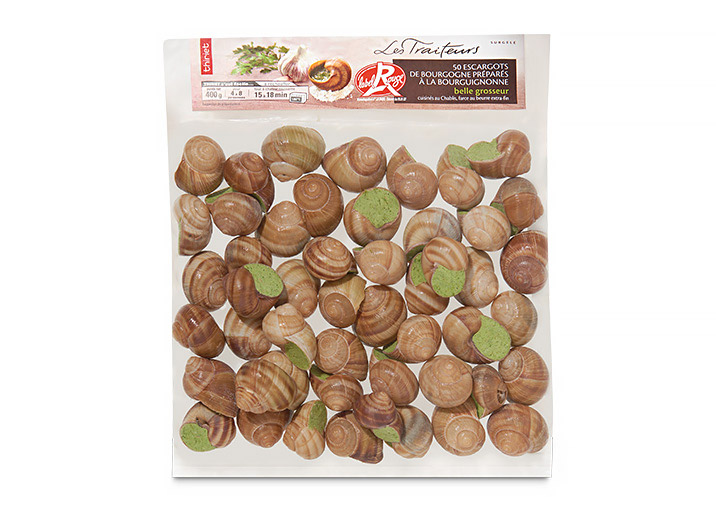50 Escargots Bourgogne Label Rouge belle grosseur