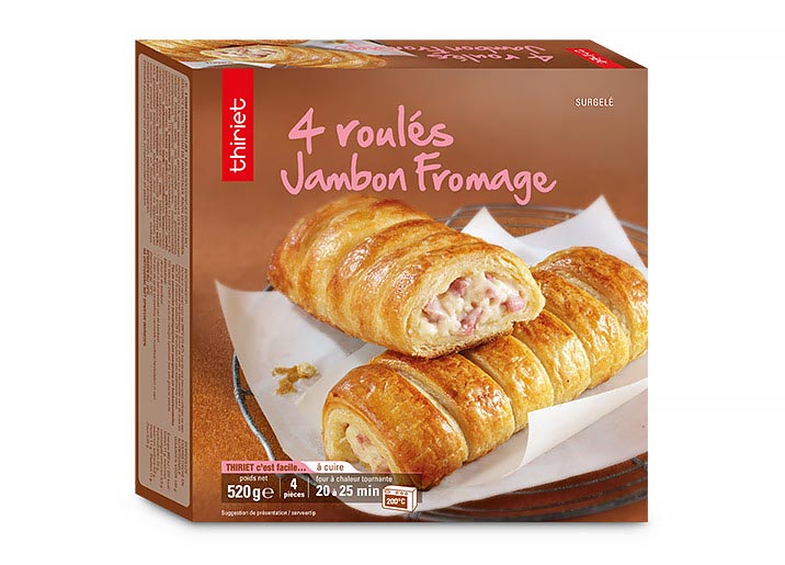 4 Roulés jambon/fromage