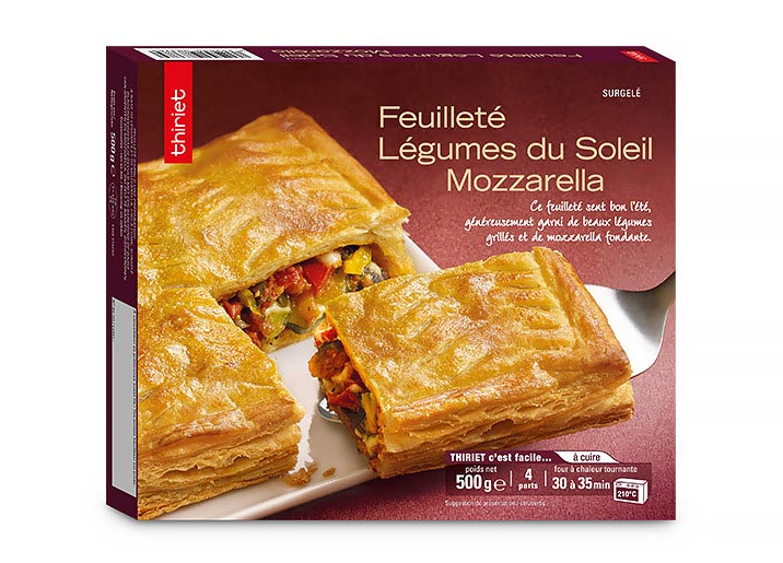 Feuilleté légumes du soleil/mozzarella