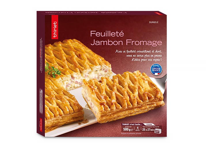 Feuilleté jambon/fromage