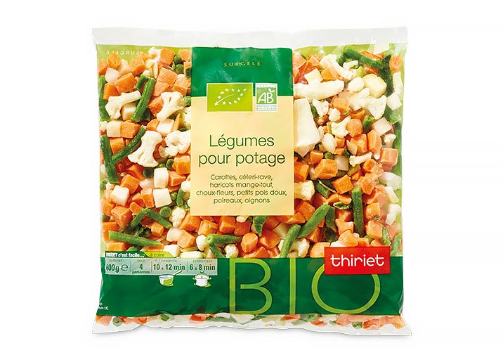 Légumes pour potage biologiques