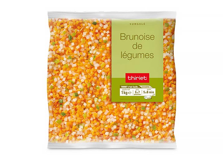 Brunoise de légumes