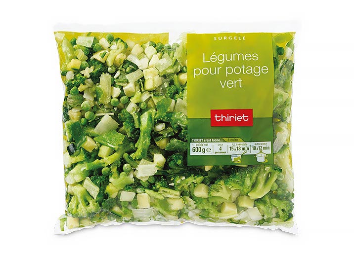 Légumes pour potage vert
