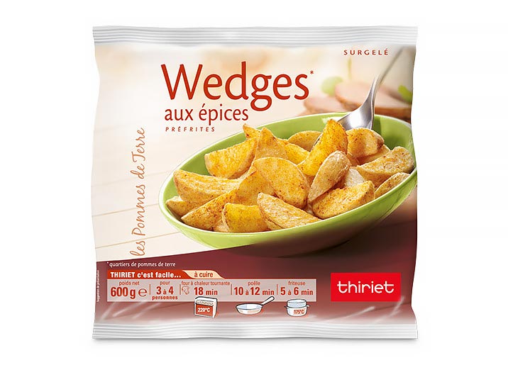 Wedges aux épices douces