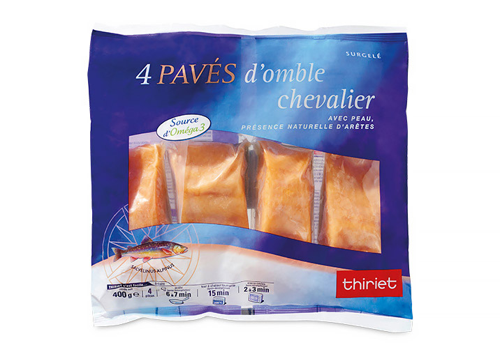 4 Pavés d'omble chevalier
