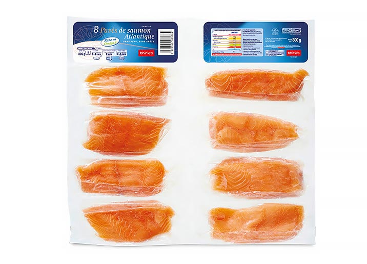 8 Pavés de saumon Atlantique