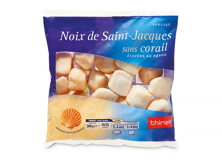 Noix de St-Jacques sans corail