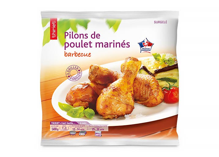 Pilons de poulet marinés barbecue