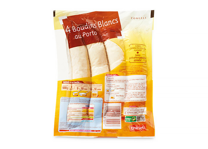 4 Boudins blancs au Porto