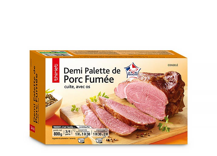 Demi palette de porc cuite fumée
