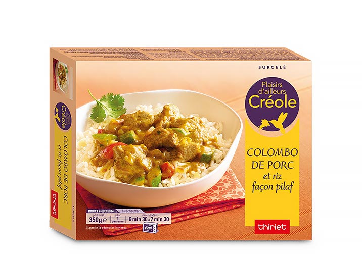 Colombo de porc et riz façon pilaf