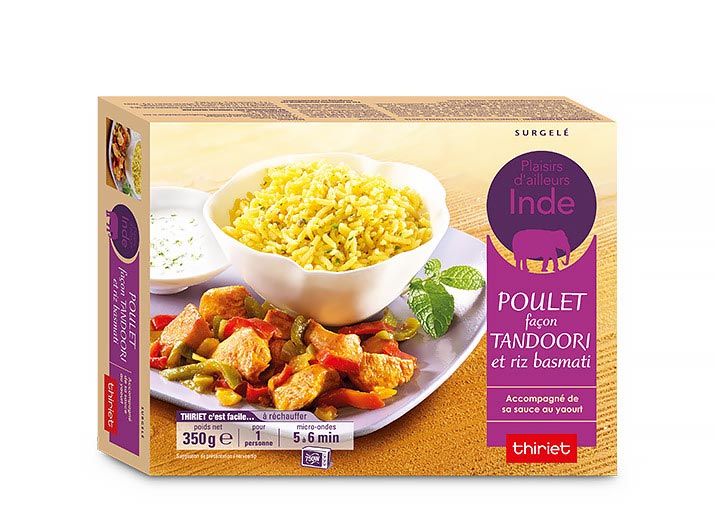 Poulet façon tandoori et riz basmati