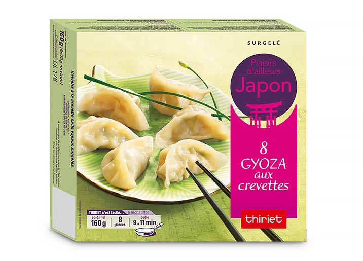 8 Gyoza aux crevettes