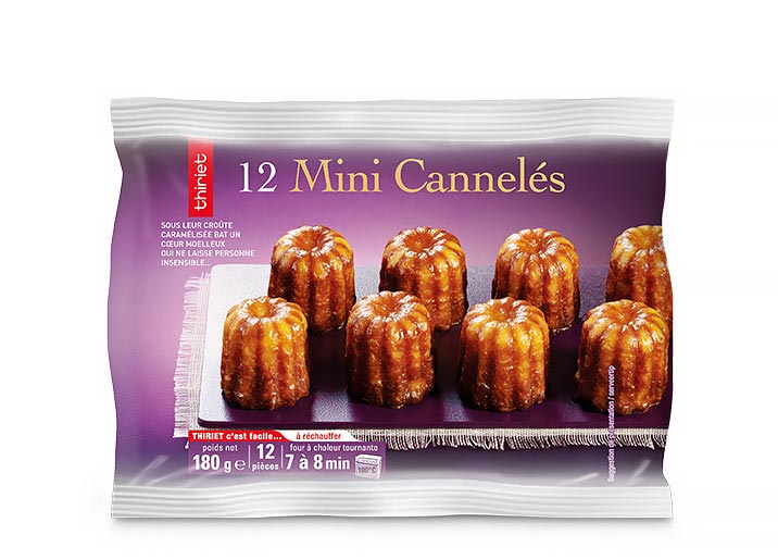 12 Mini cannelés