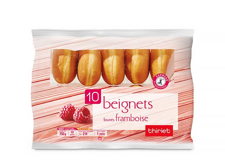10 Beignets fourrés framboise