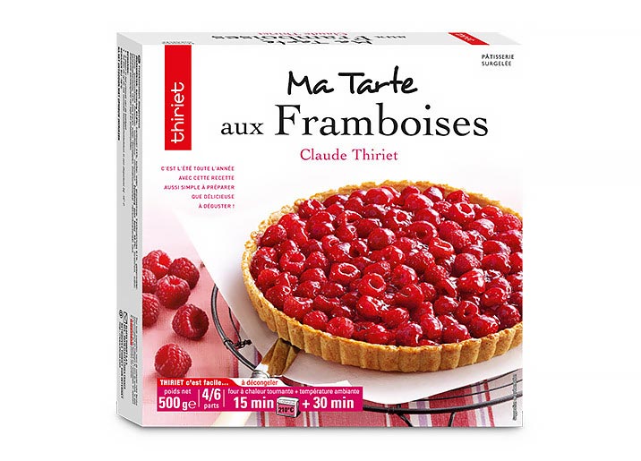 Tarte aux framboises