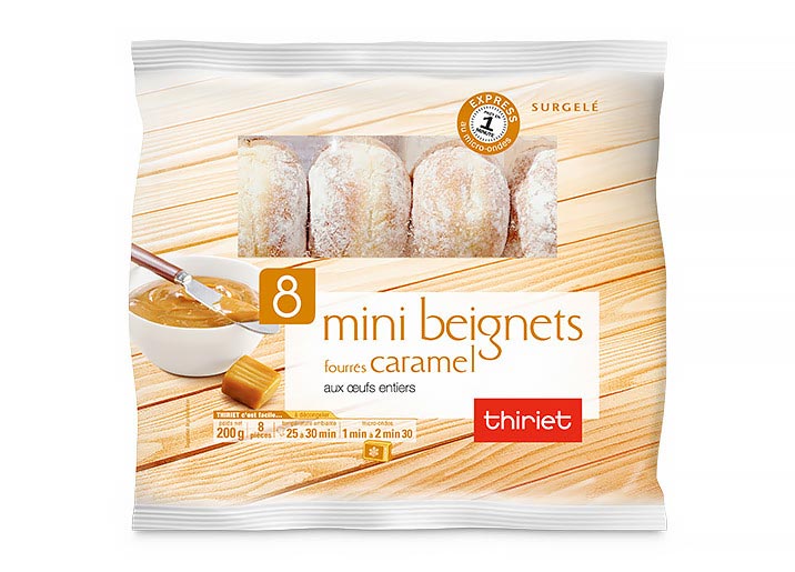 8 Mini beignets fourrés caramel