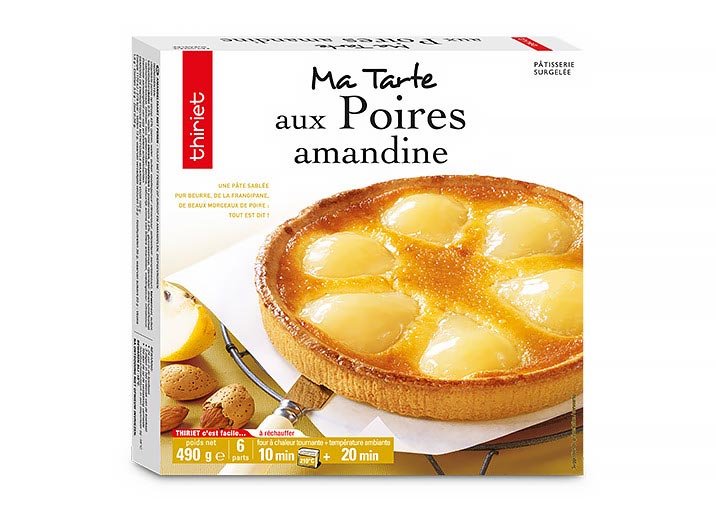Tarte aux poires amandine