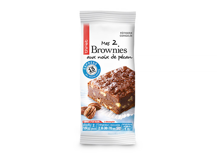 2 Brownies aux noix de pécan