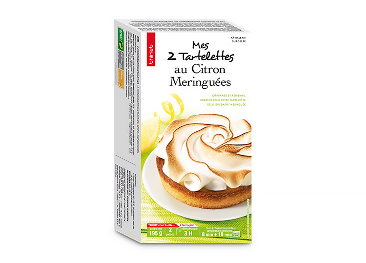 2 Tartelettes au citron meringuées